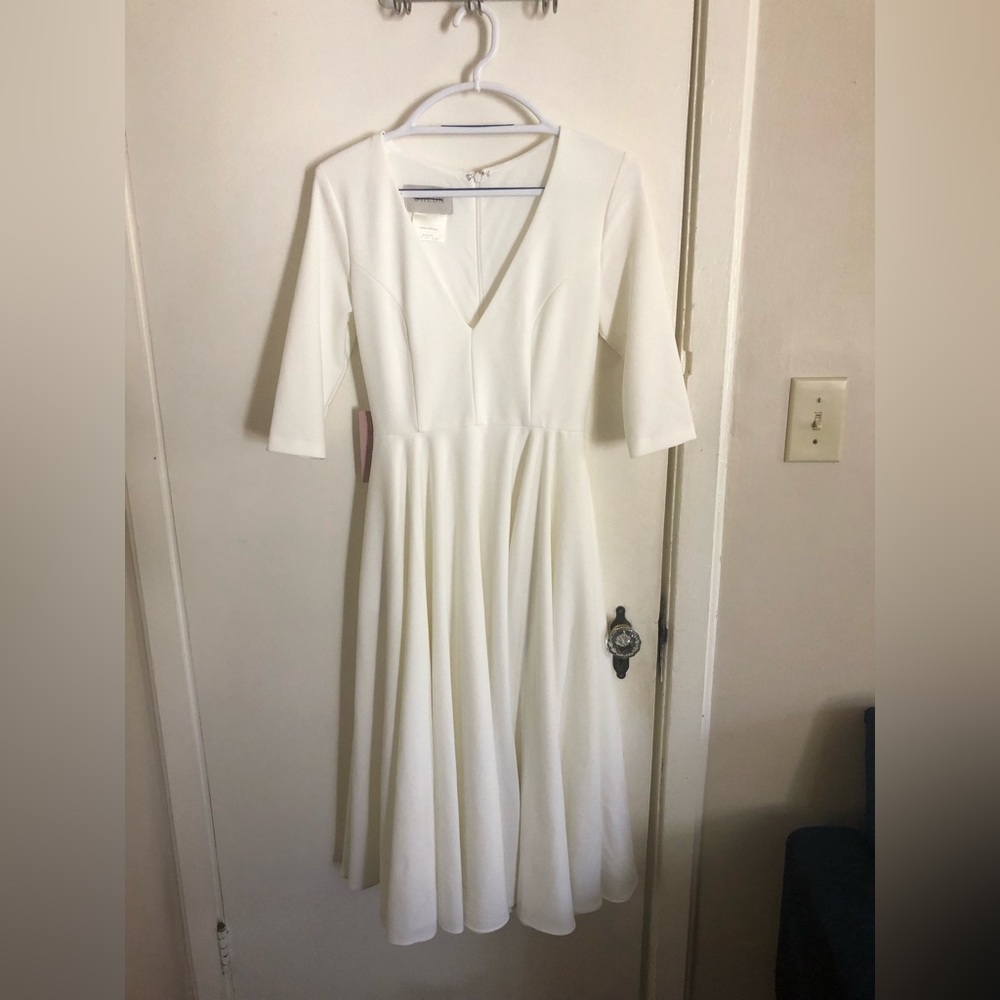 NWT BHLDN Valdis dress in white